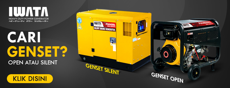 Perbedaan Genset Open dan Silent -Klik Disini